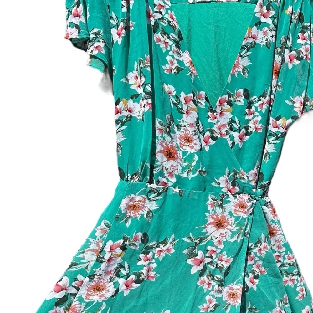 Floral Maxi Tie Dress​​ - Picture 3 of 9